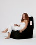 Atelier Del Sofa Puf de Jardín Diamond - Negro